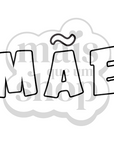 Kit Letras Mãe + Pai