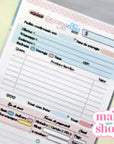 Agenda Organizadora para Confeiteiras