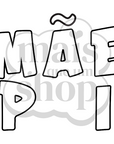 Kit Letras Mãe + Pai