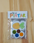 AQUARELA/CARTELA DE PINTURA. ( para biscoito pacote com 10 unidades (opção com ou sem pincel 10 unidades)