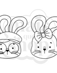 Kit Casal de Coelhos - Fina Arte