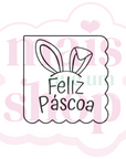 Feliz Páscoa Quadrado