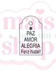 Etiqueta Feliz Natal