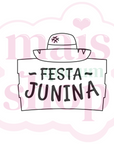 Placa Festa Junina