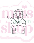Papai Noel na Chaminé