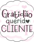 Gratidão Querida Cliente