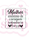 Feliz Dia da Mulher Quadrado