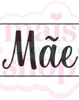 "Mãe" em Retângulo