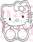 Hello Kitty Acenando