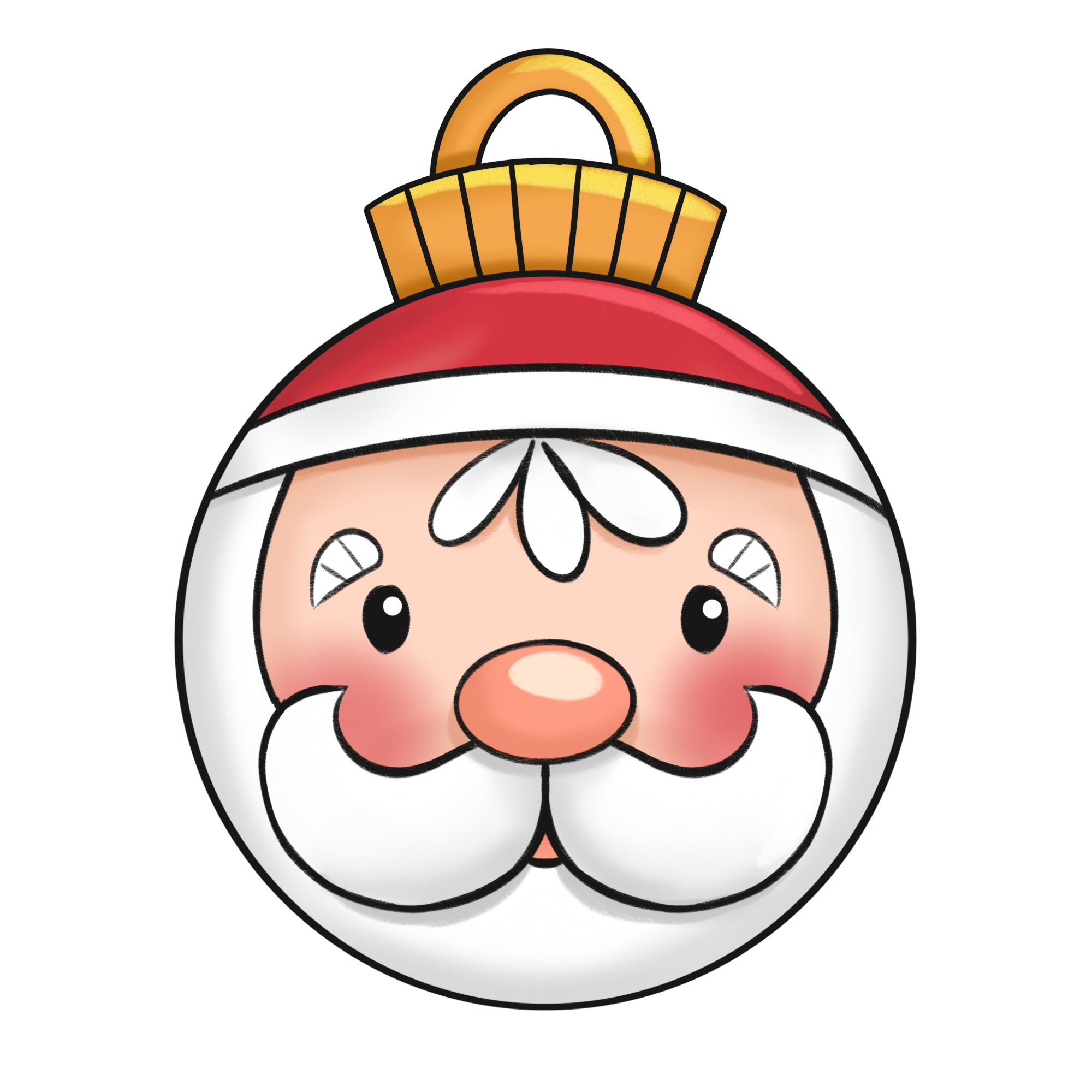 Bolinha de Natal Rostinho - foto 1