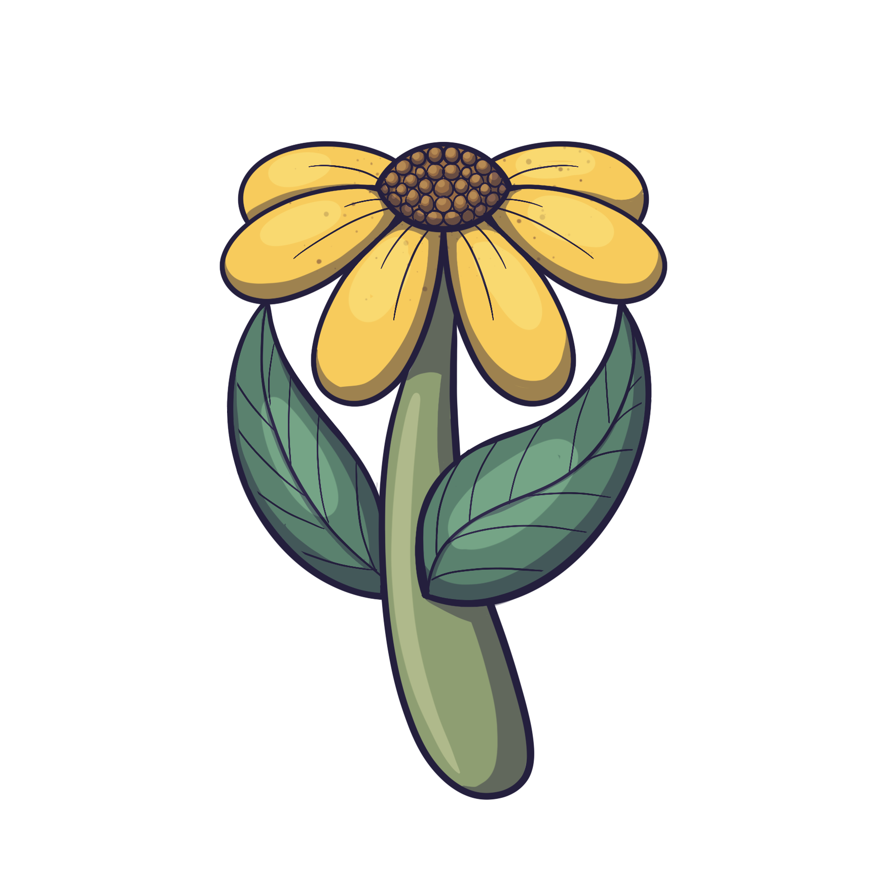 Flor Margarida com cabo - foto 1