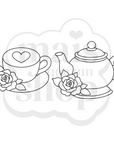 Kit Chá com Rosa