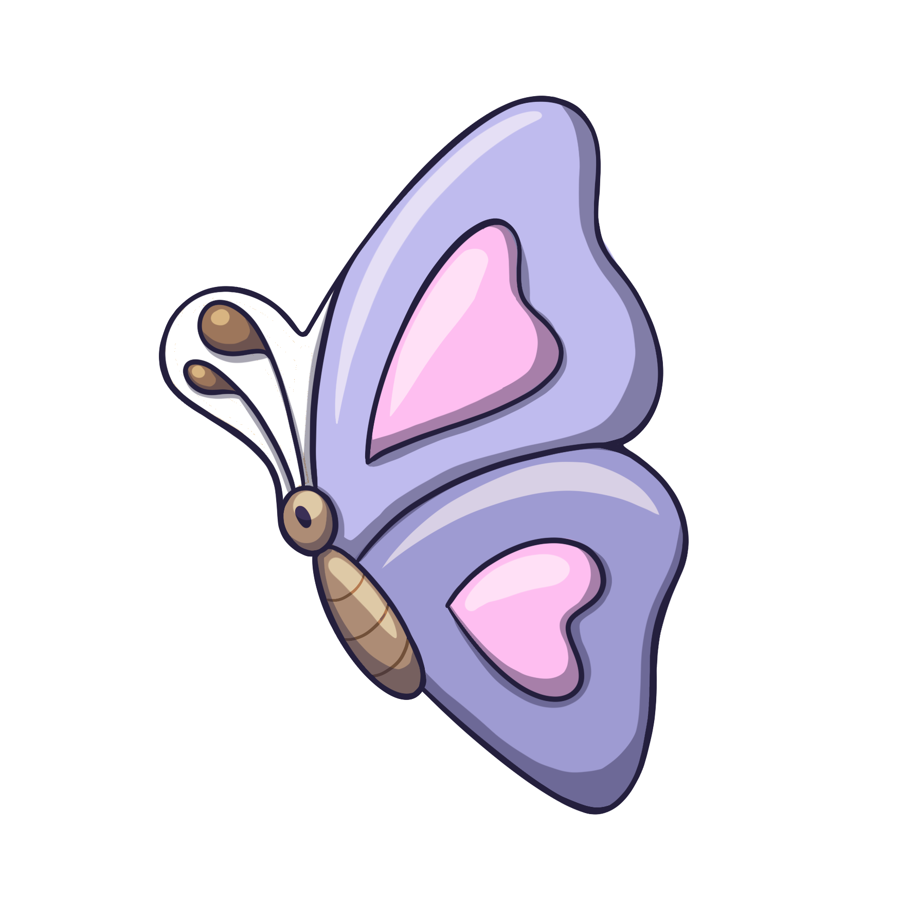 Borboleta de Lado - foto 1