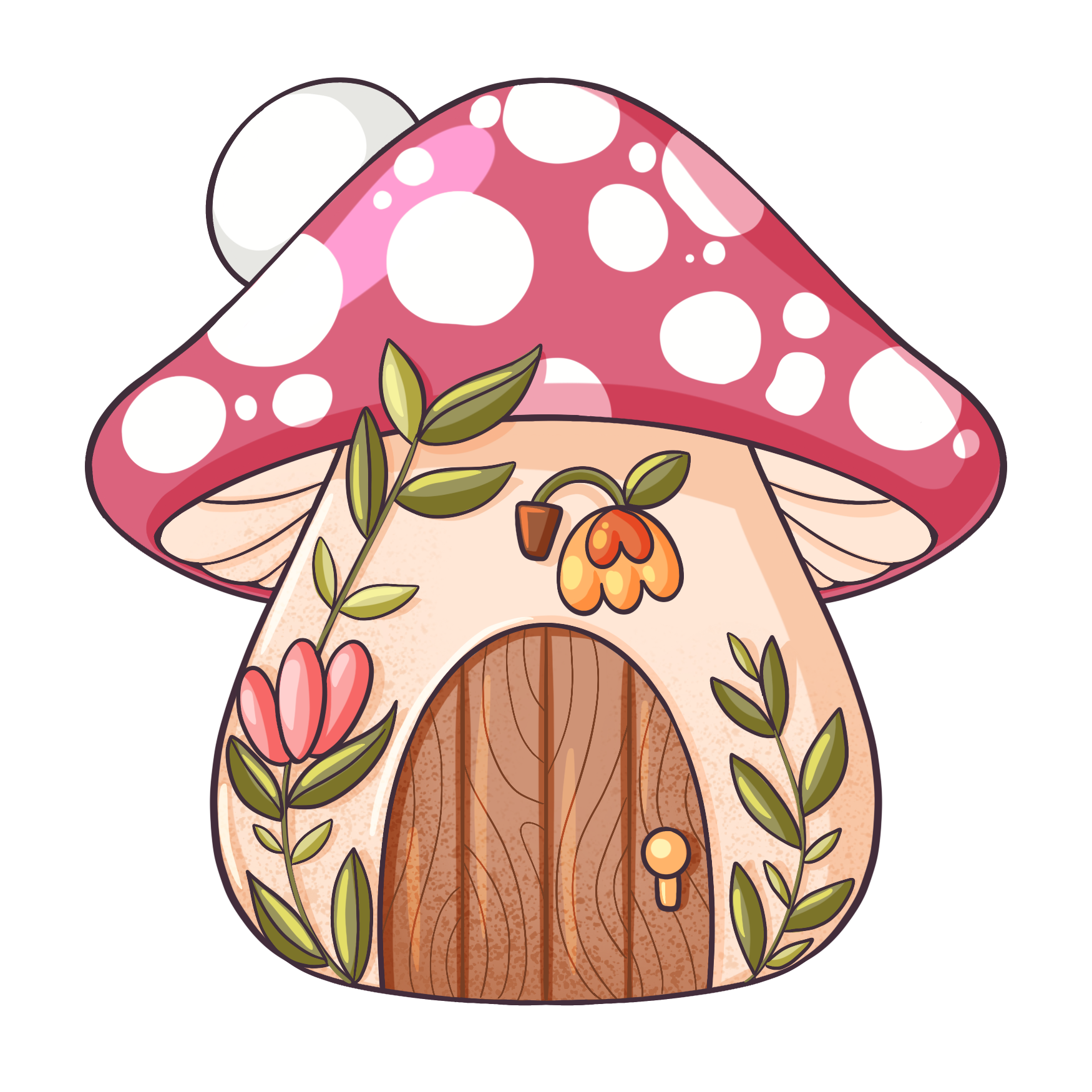 Casinha Cogumelo - foto 1