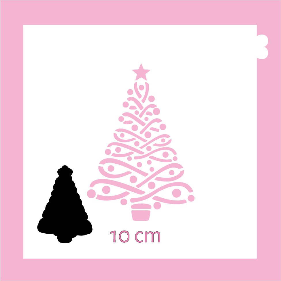 Estêncil Natalino 116