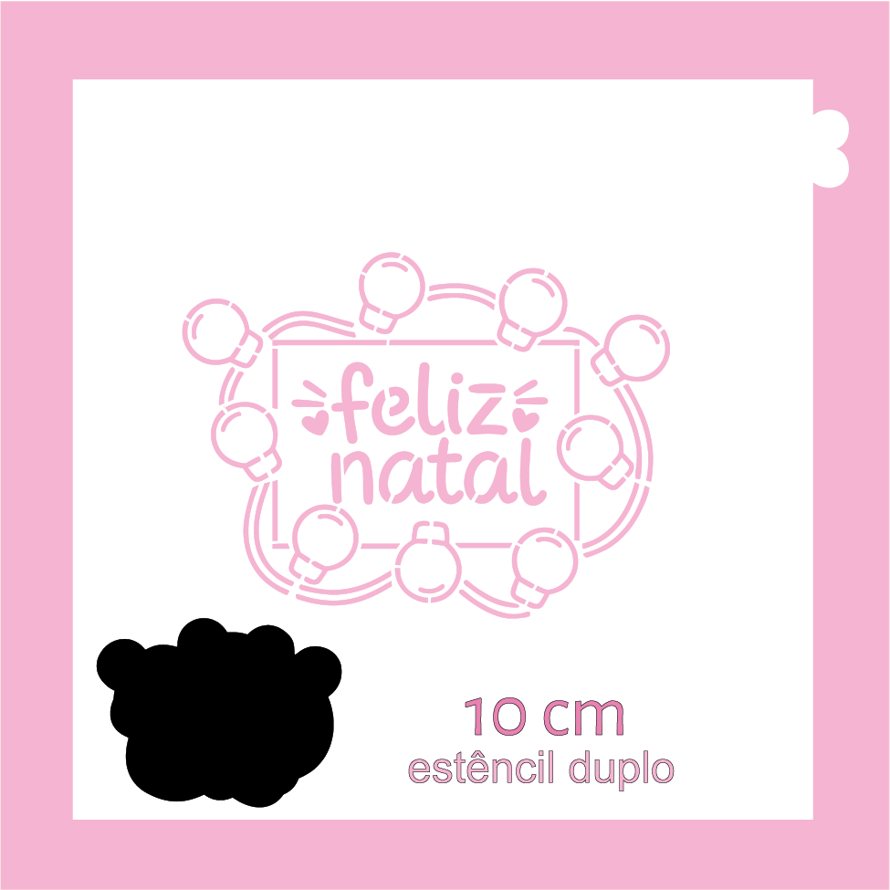 Estêncil Natalino 117