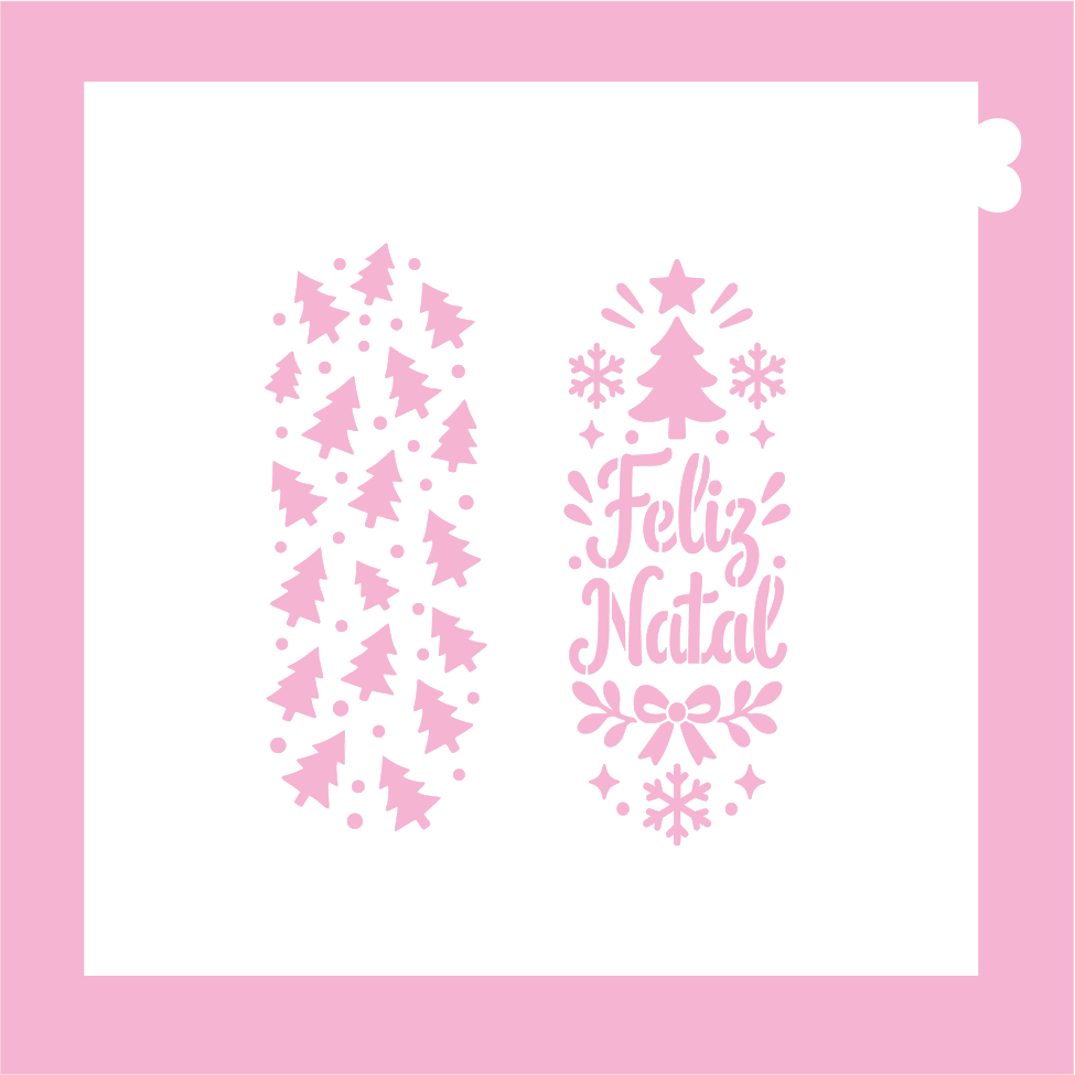 Estêncil Natalino 127