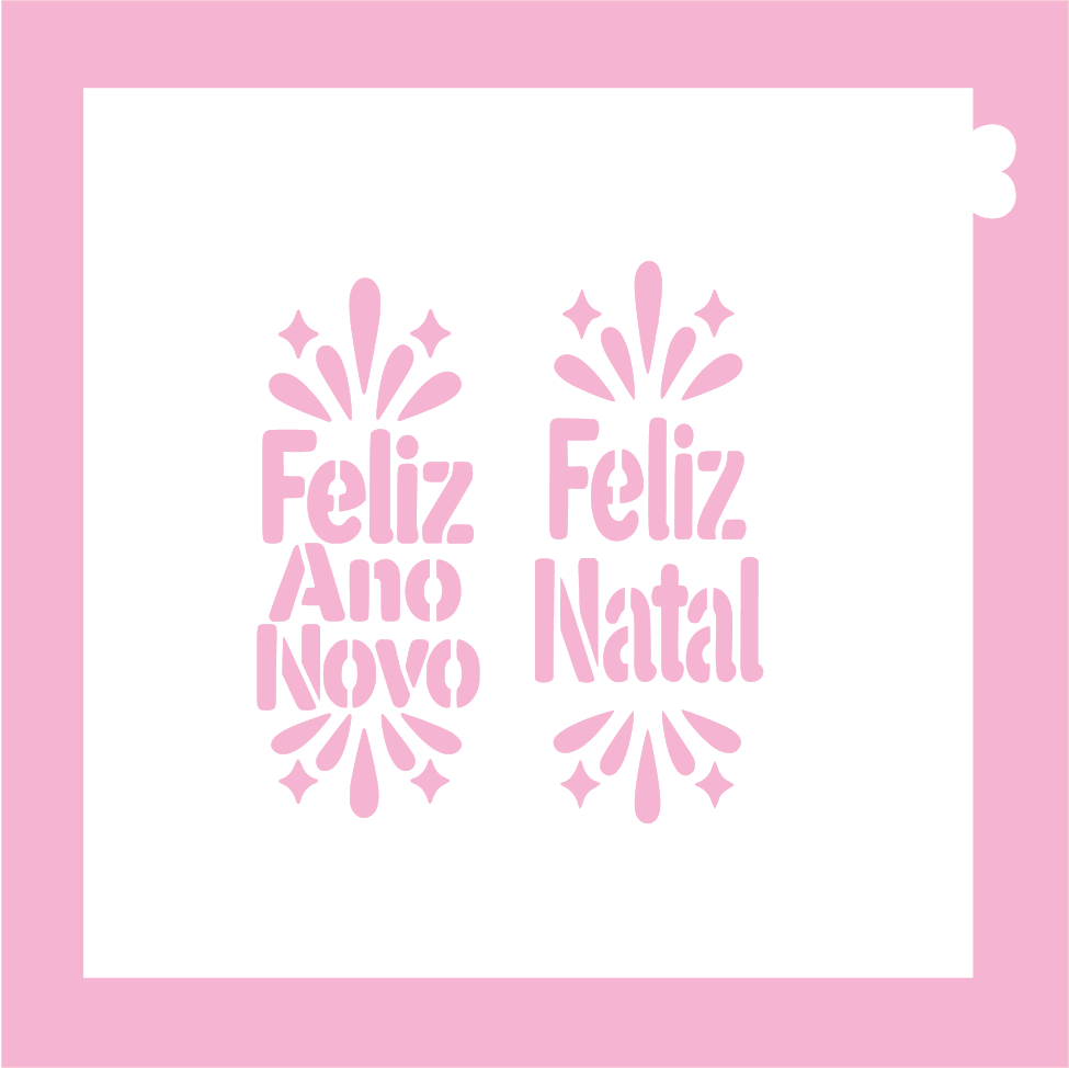 Estêncil Natalino 134