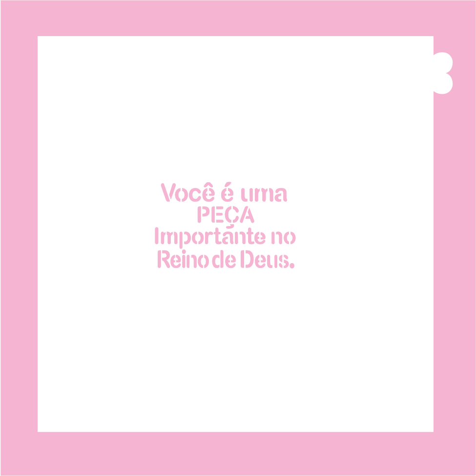 Estêncil Religioso 18