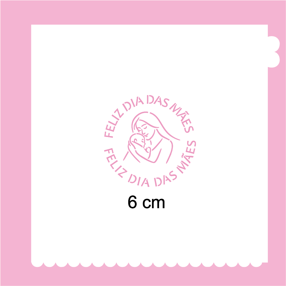 Estêncil de Dia das Mães 44
