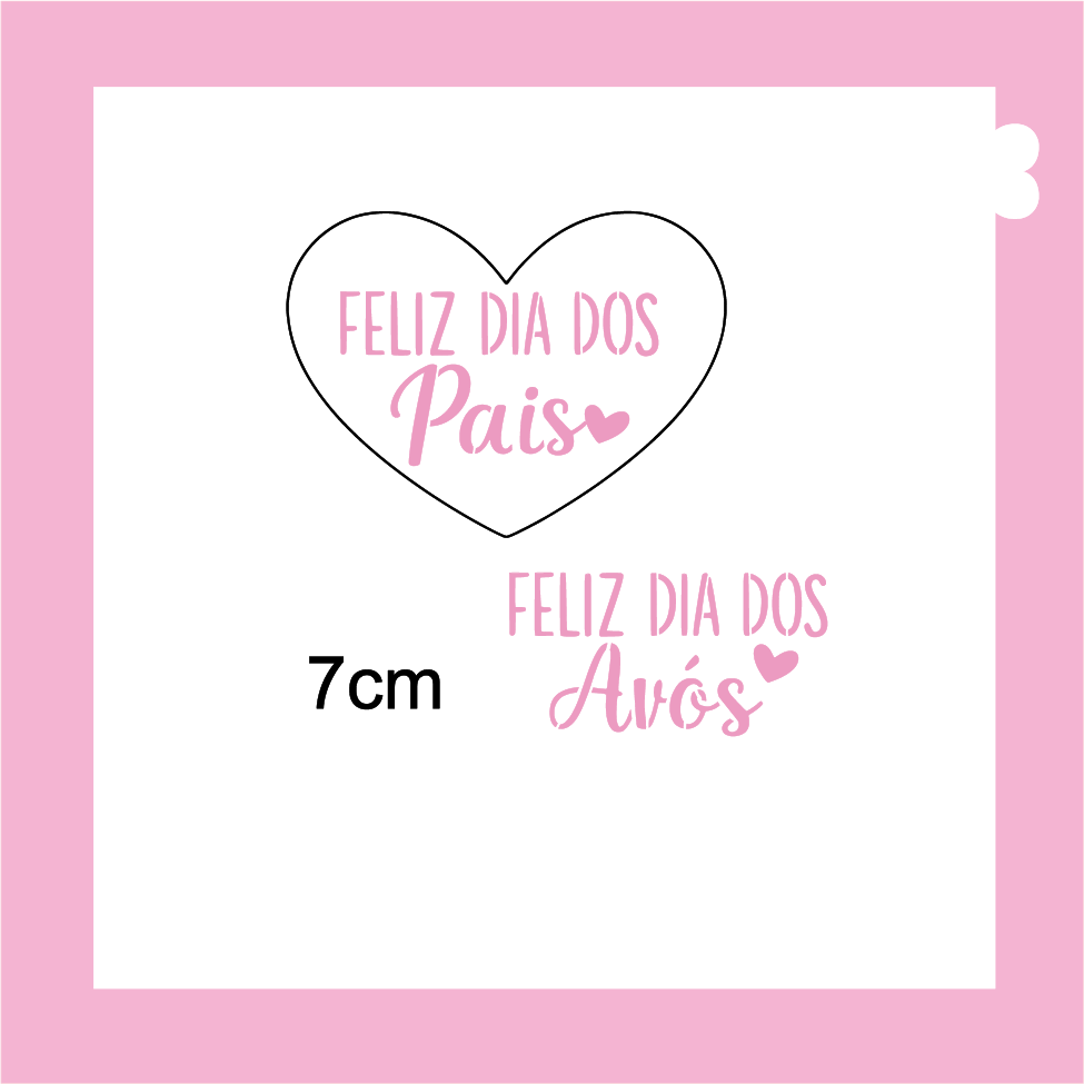 Estêncil de Dia dos Pais 44