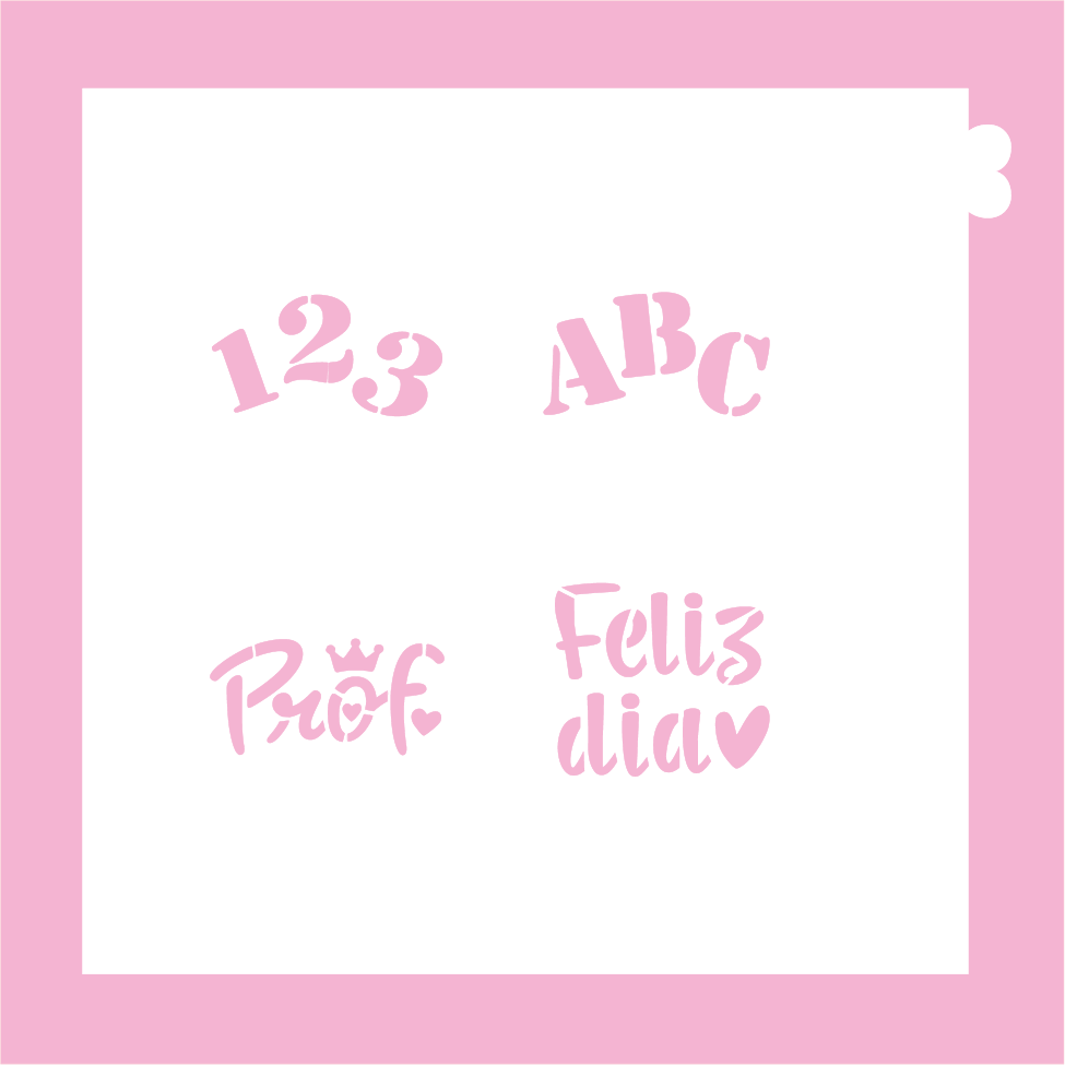 Estêncil de Dia dos Professores 36