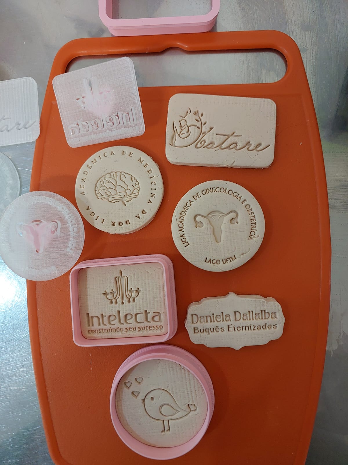 Carimbo Logomarca/Logo em Acrílico ou Pla - Personalizado (leia a descrição)