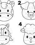 Kit Animais de Fazenda (vendidos separadamente)