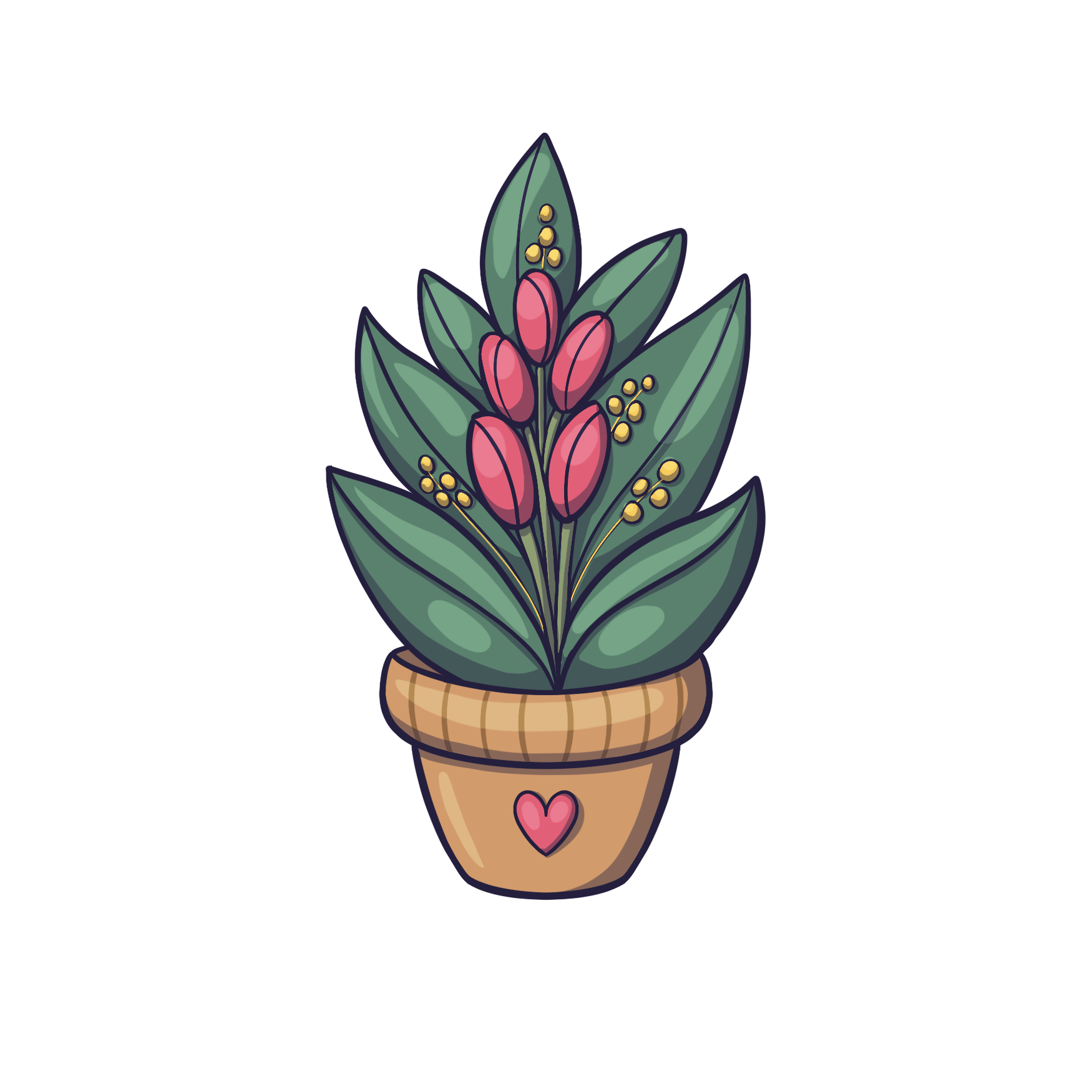 Planta no vaso - foto 1