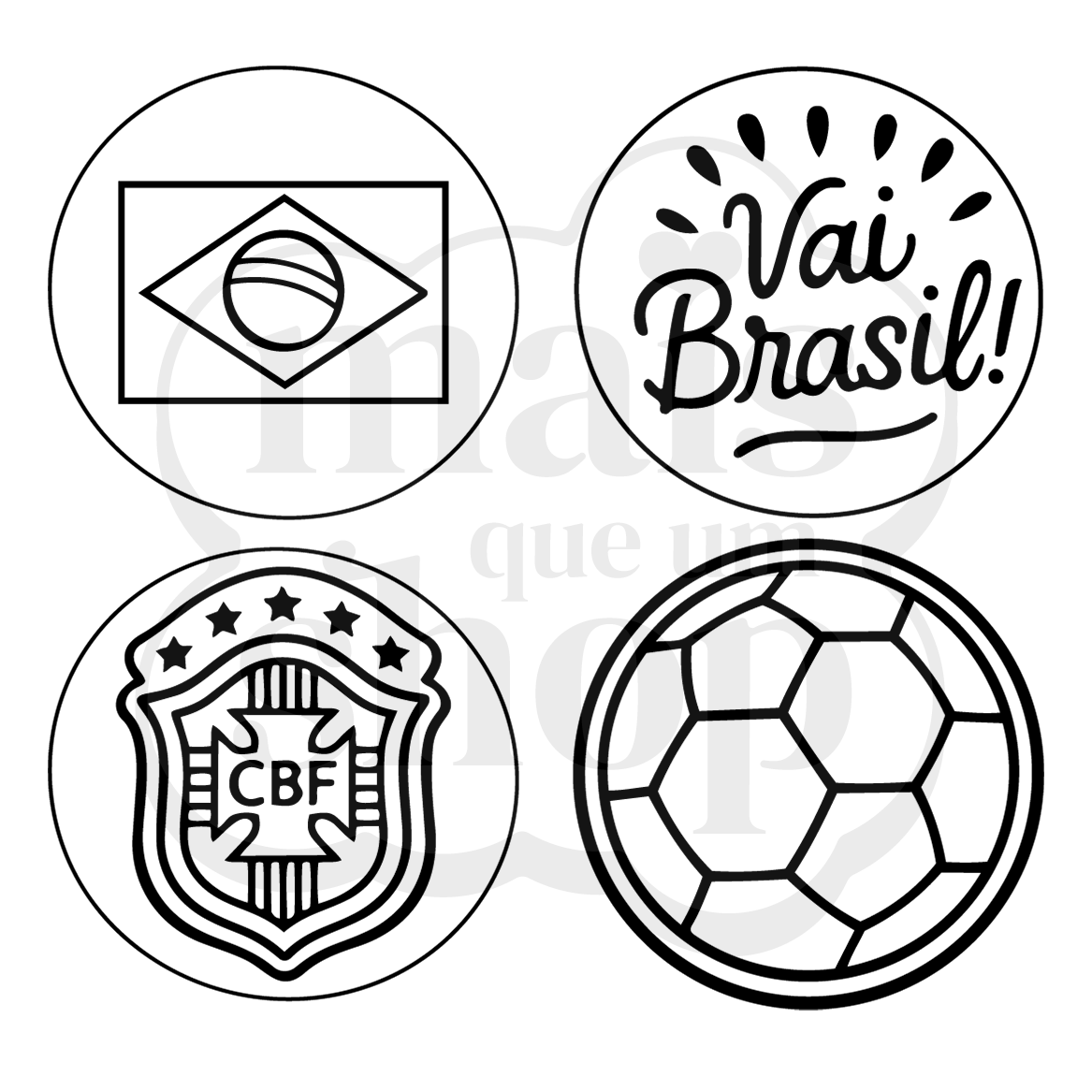 Kit Vai Brasil - Copa