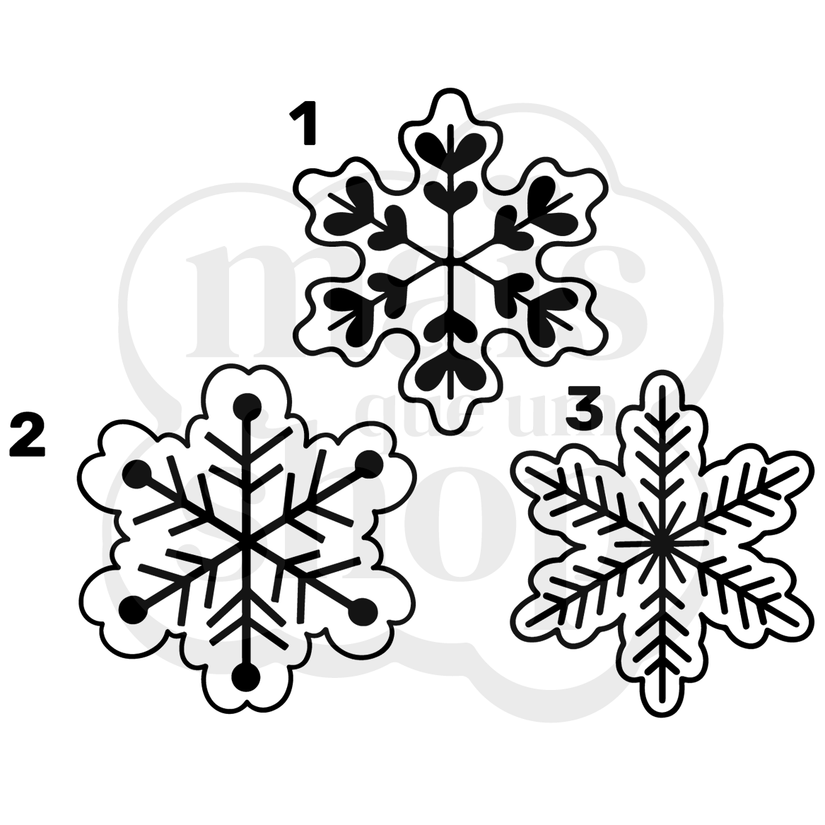 Kit Flocos de Neve vendidos separadamente)