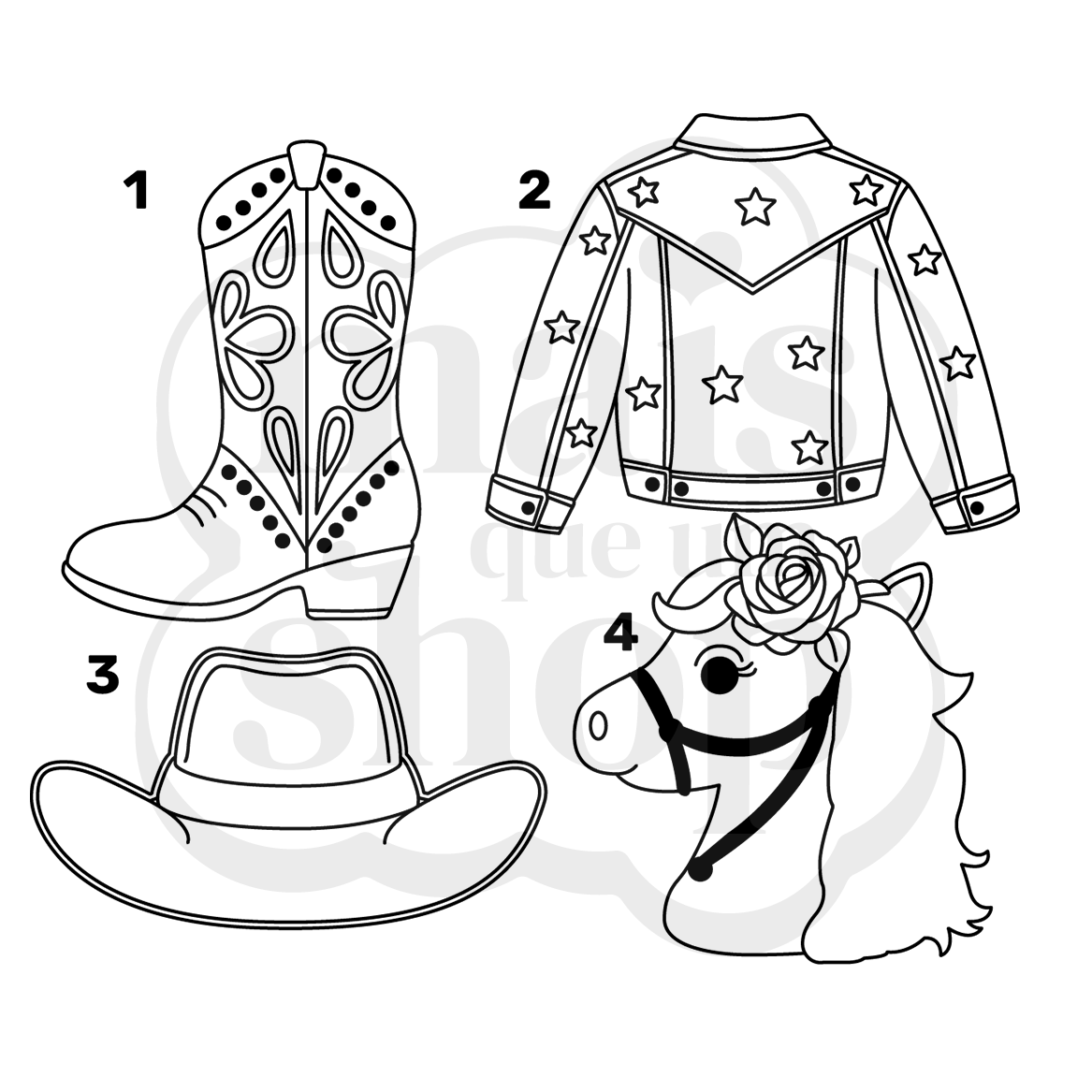 Kit Cowbow/Cowgirl (vendidos separadamente/kit)