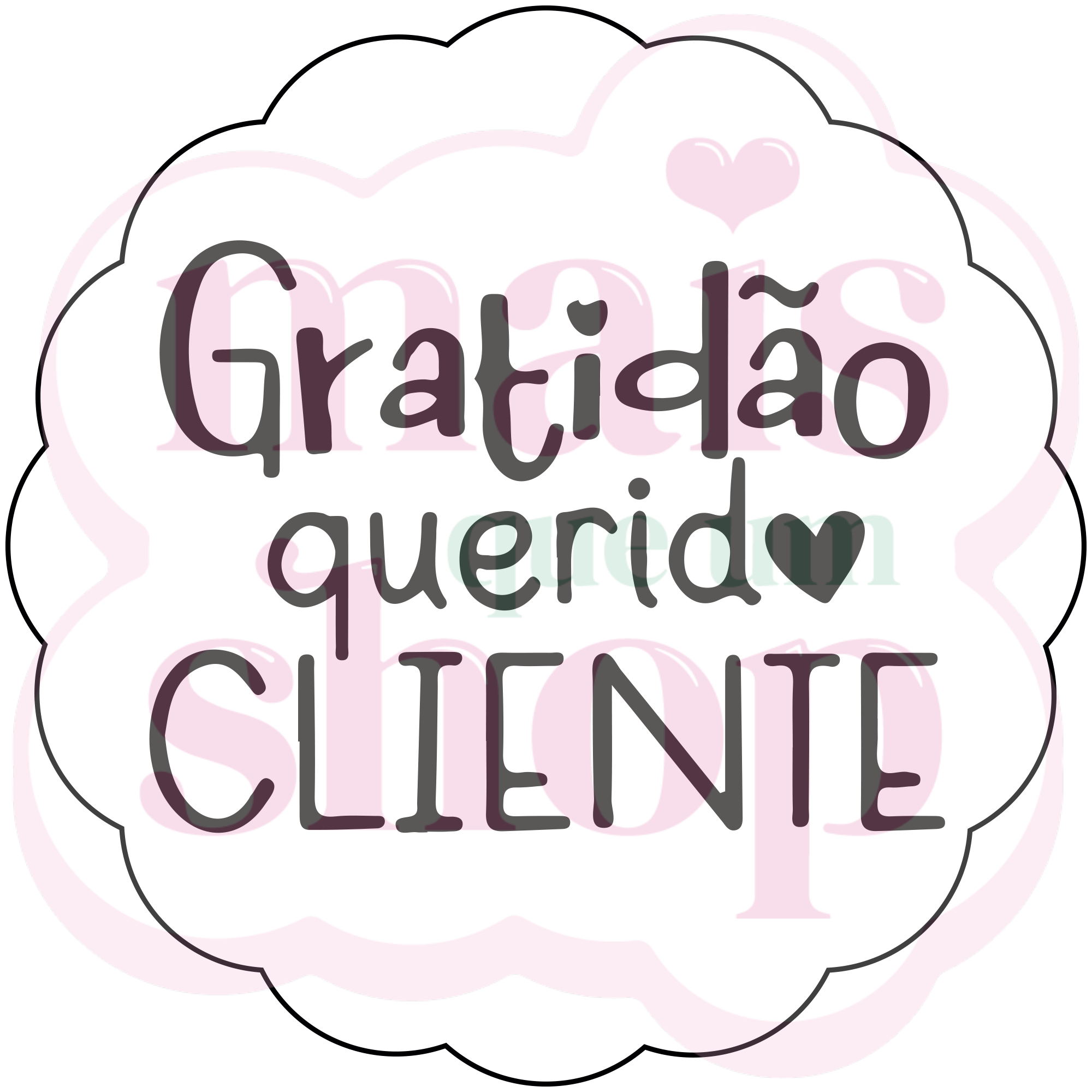 Gratidão Querida Cliente