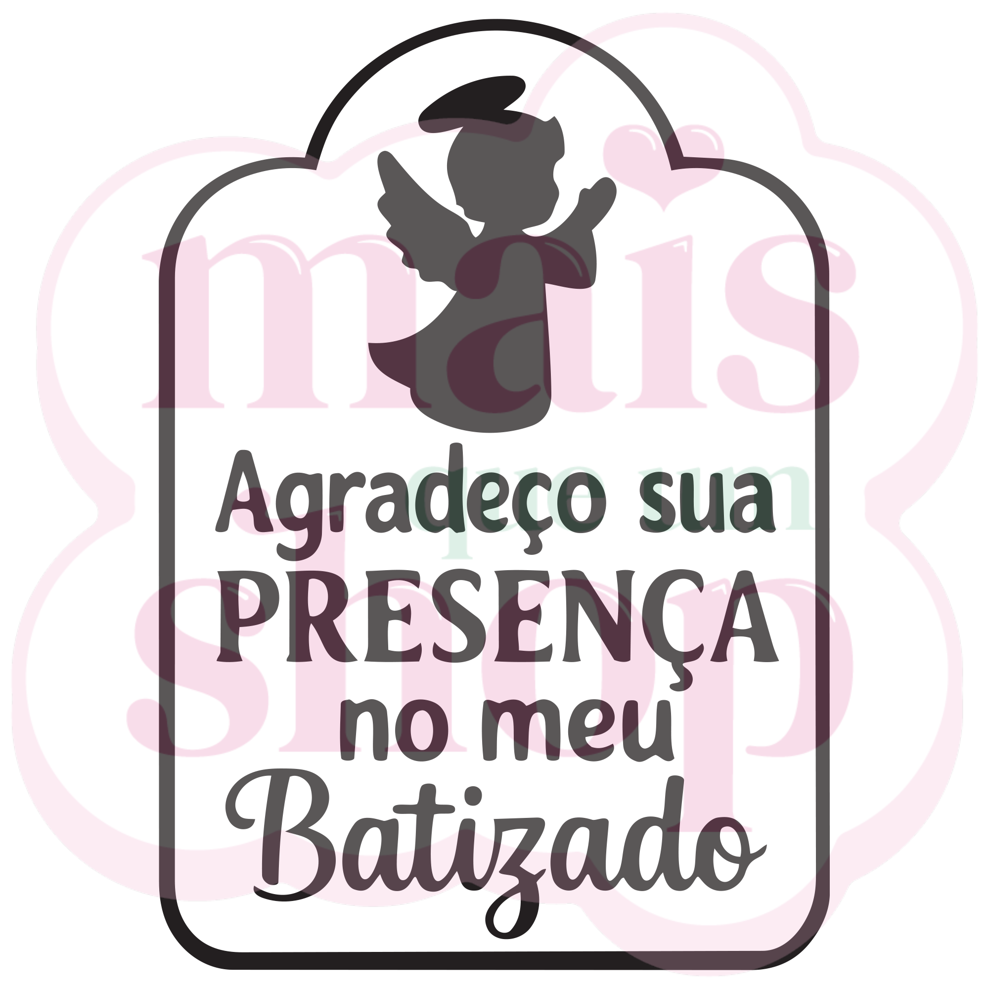 Agradeço sua Presença no Meu Batizado