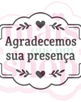 Agradeçemos Sua Presença
