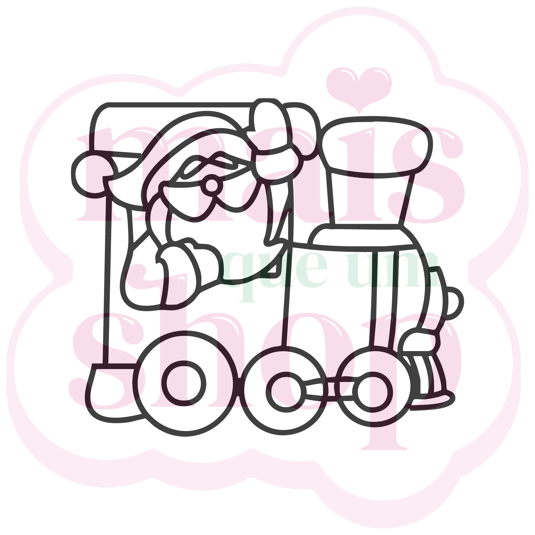 Trem Natalino Com Noel