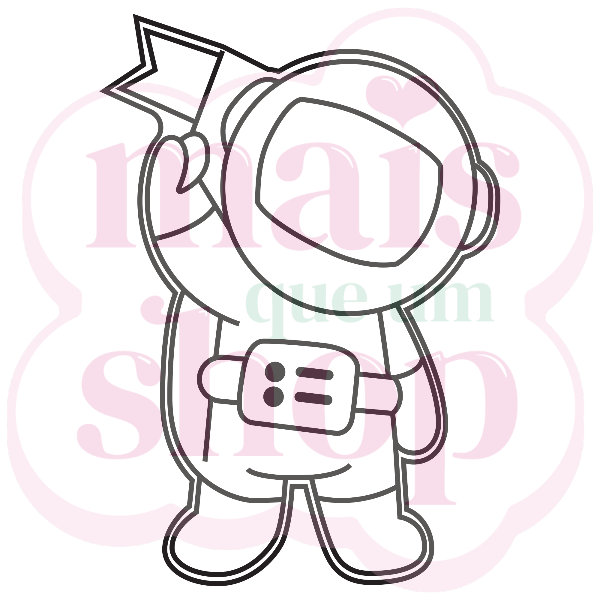 Astronauta com Bandeira