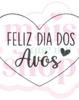 Feliz Dia dos Avós - Coração