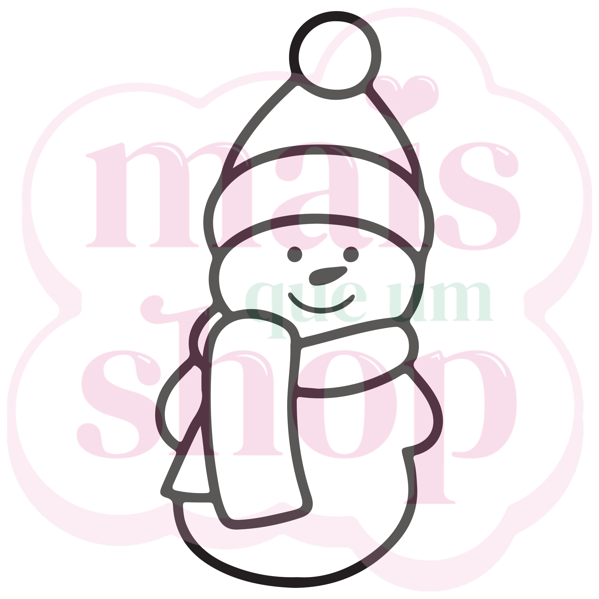 Boneco de Neve Comprido