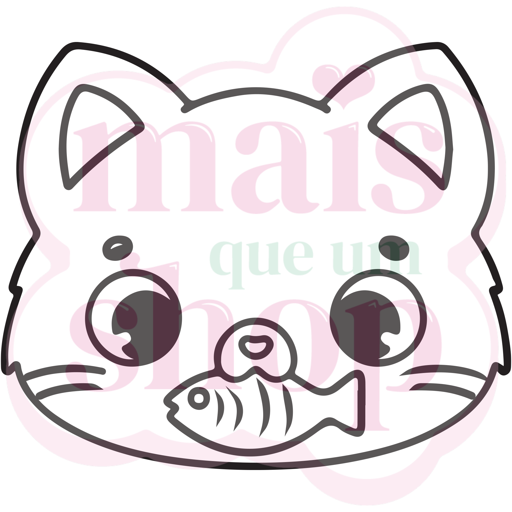 Gato comendo Peixe