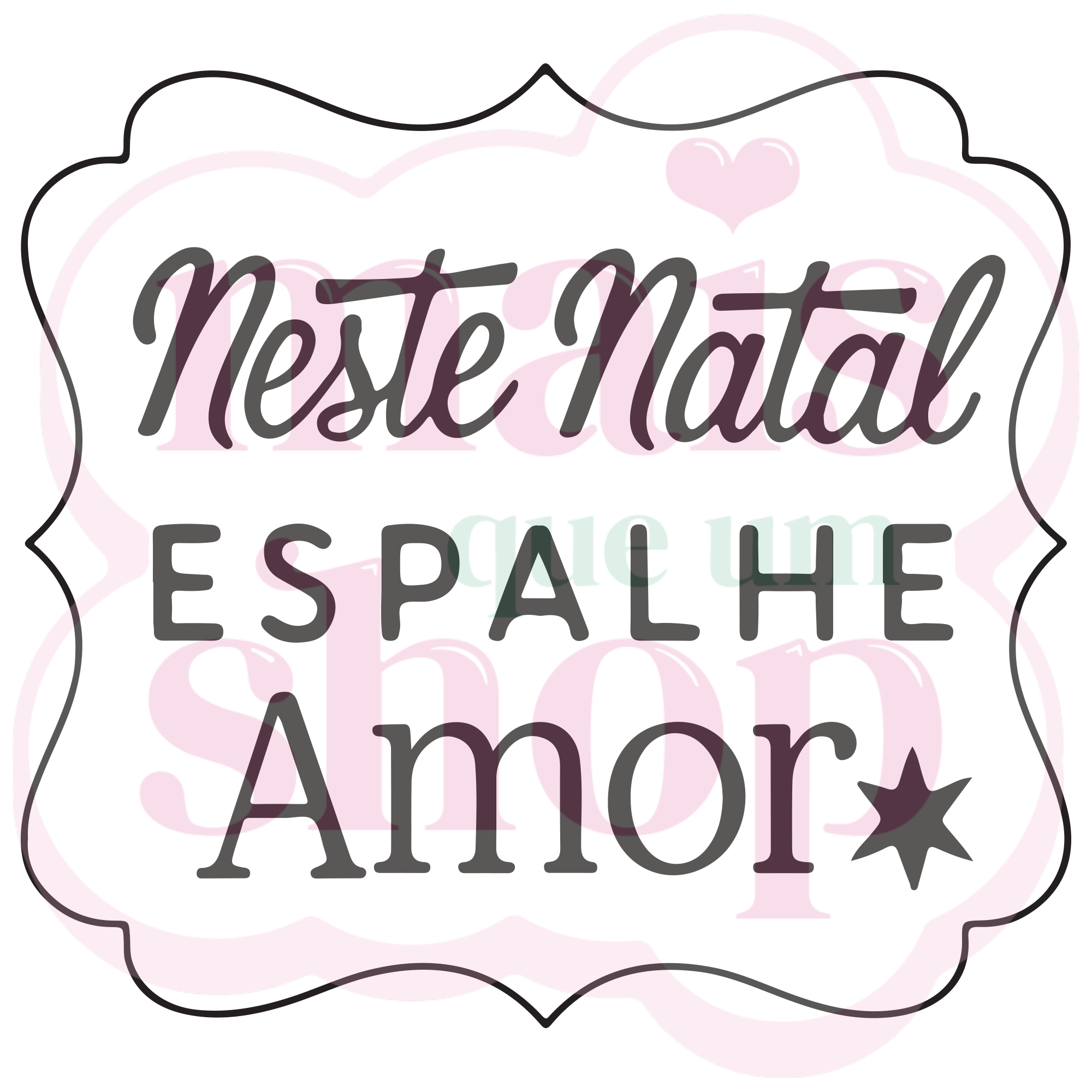 Neste Natal Espalhe Amor!