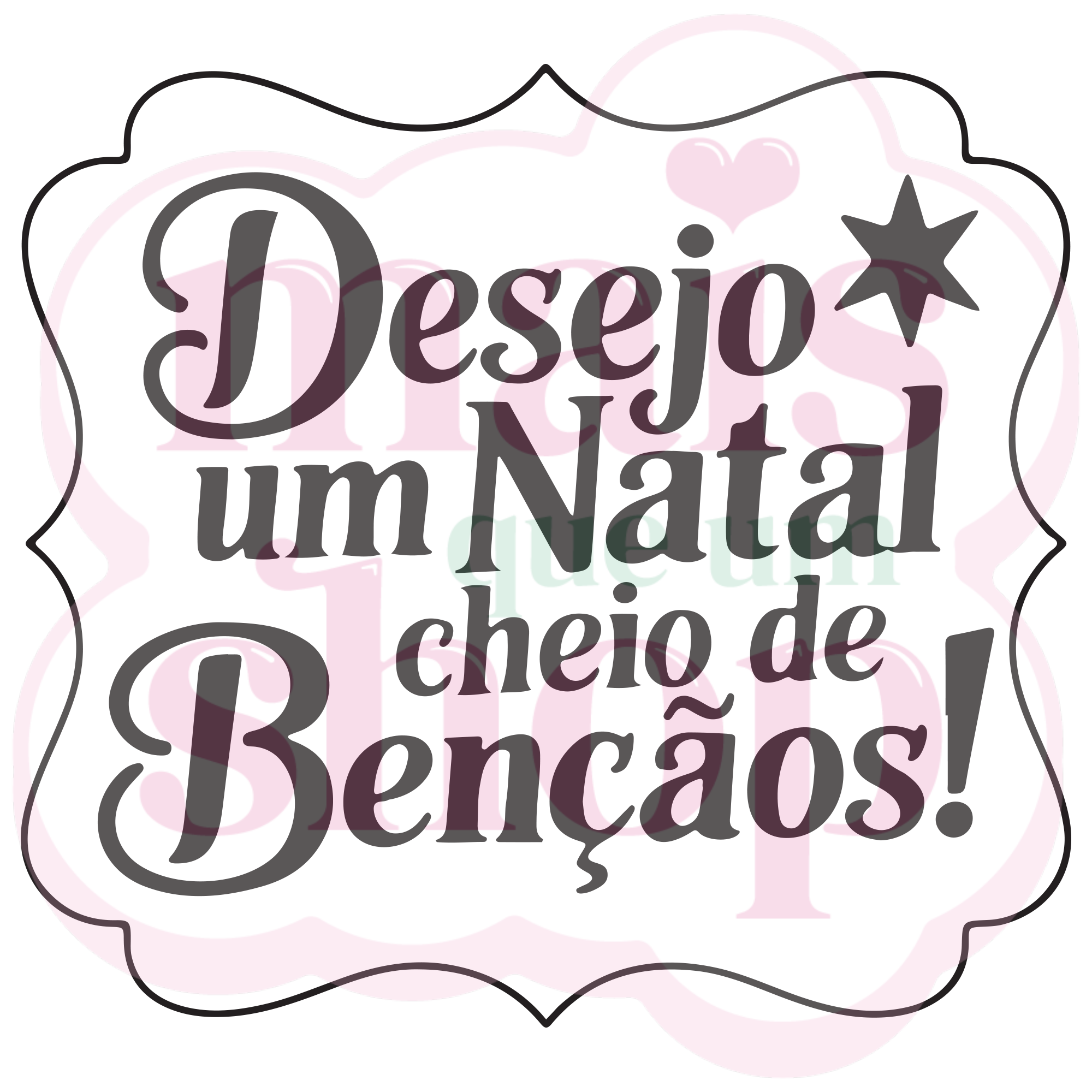 Desejo um Natal Cheio de Bençãos