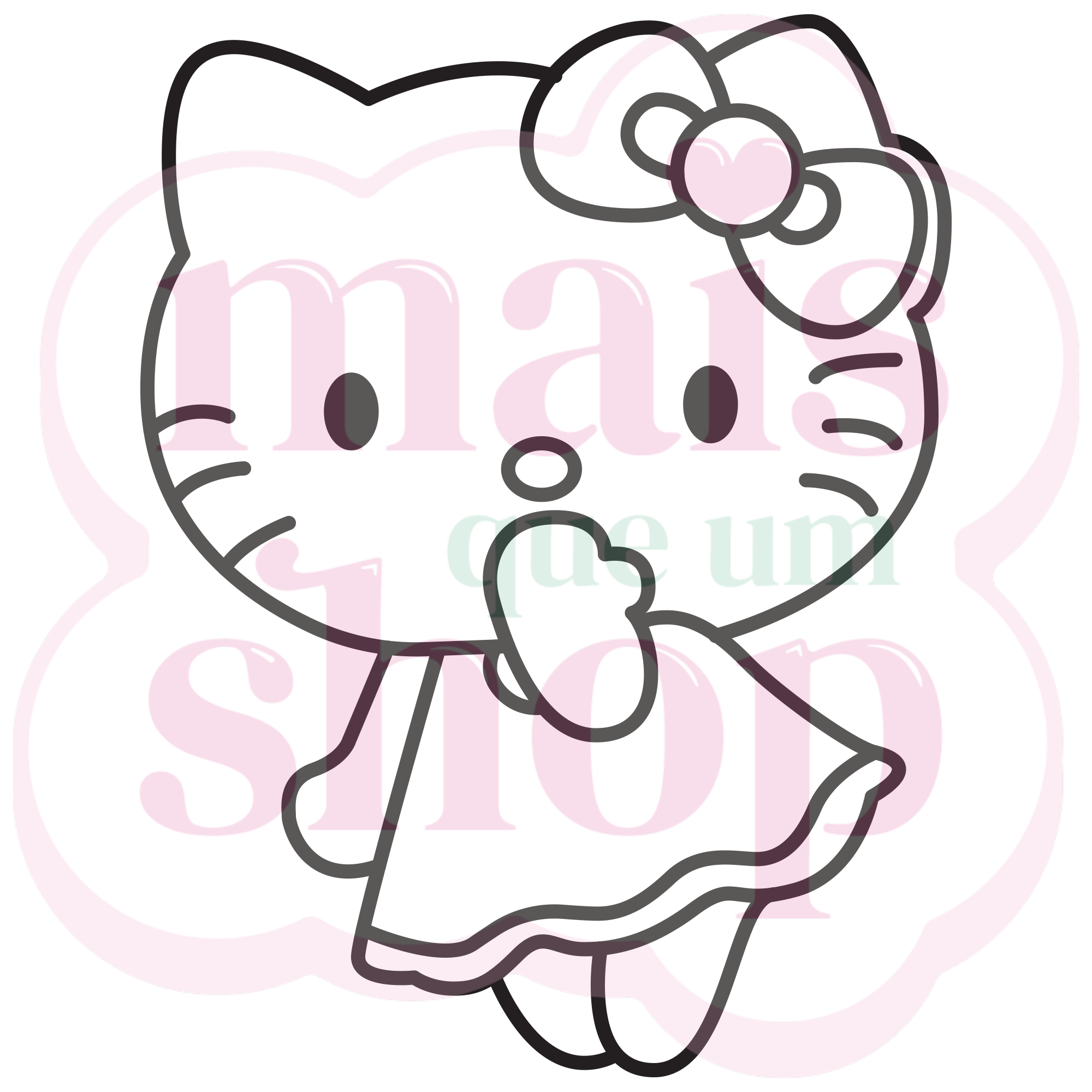 Hello Kitty de Vestido