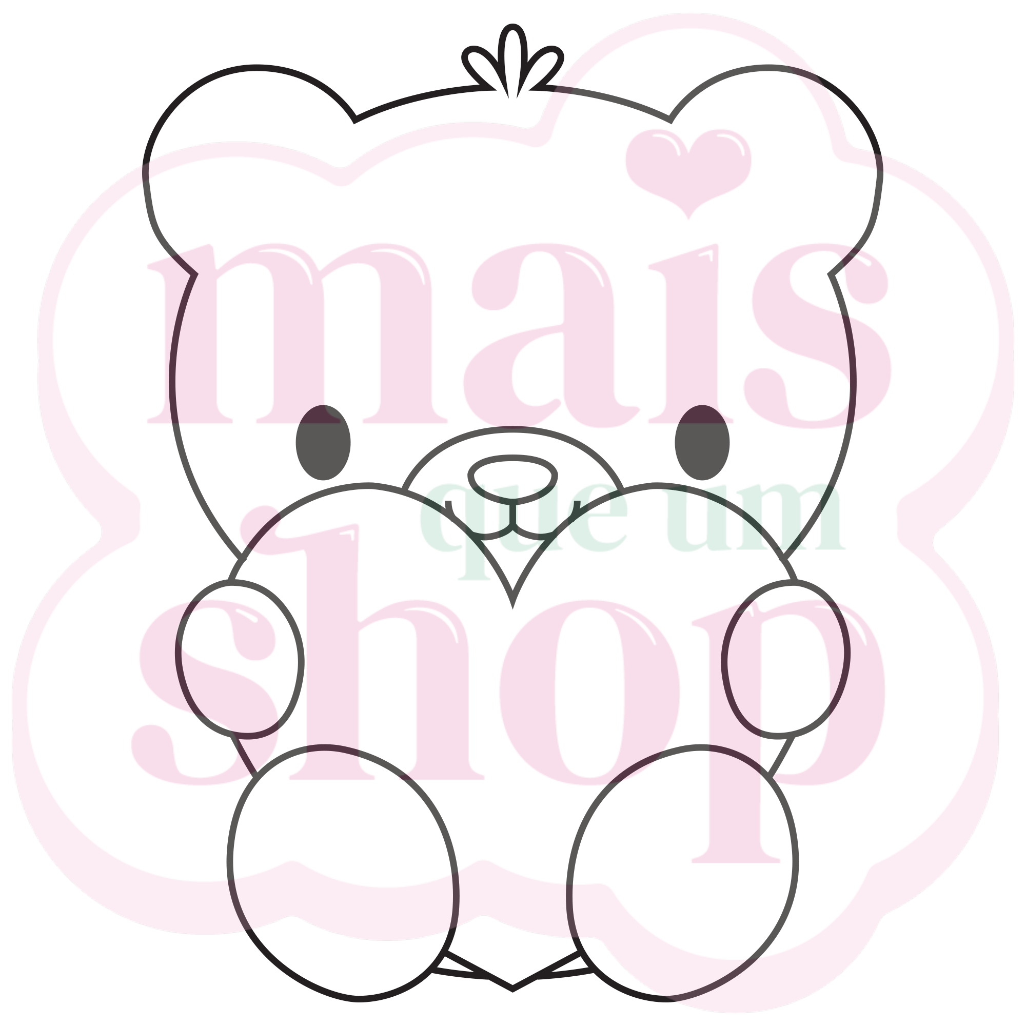 Urso Segurando Coração