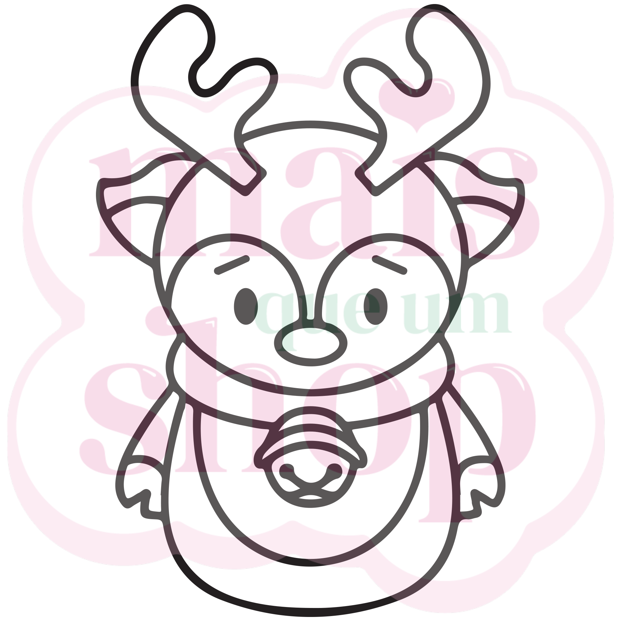 Rena com Guizo - Fina Arte